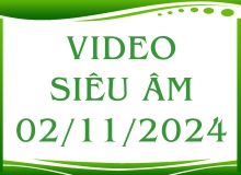 Video siêu âm ngày 02/11/2024